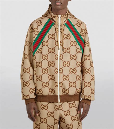 gucci männer jacke|gucci hooded jacket.